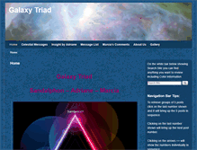 Tablet Screenshot of galaxytriad.com